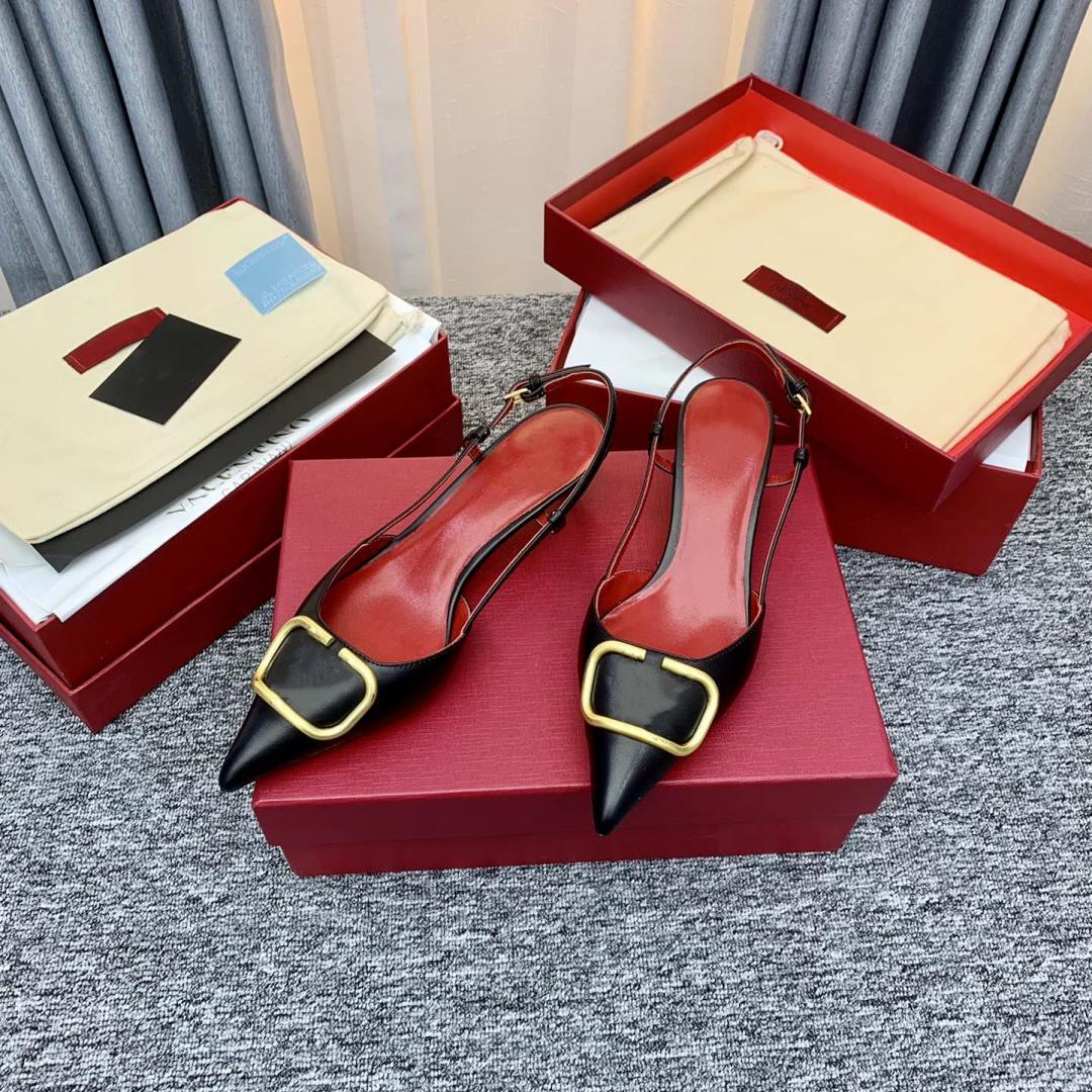 

Brand summer V designer sandals women's high heels leather stiletto wedding banquet pointed toe 4cm 6cm 8cm 10cm dust bag 34-44, Burgundy