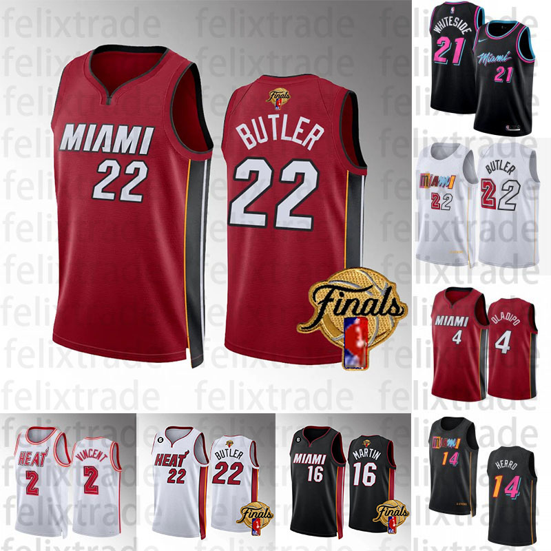 

Miamis Heats Custom 2023 Finals Basketball Jersey Jimmy Butler Dwyane Wade Kevin Love Tyler Herro Bam Adebayo Kyle Lowry Victor Oladipo Max Strus James City Jersey, 2023 finals patch mens s-xxxl red