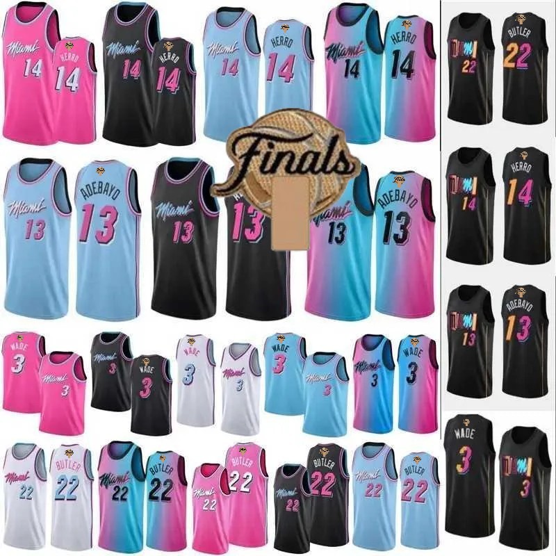 

Basketball Jersey Jimmy Bam 13 22 Butler Ado Basketball Jersey Dwyane 3 Wade Tyler 14 Herro Kendrick 75th anniversary, As