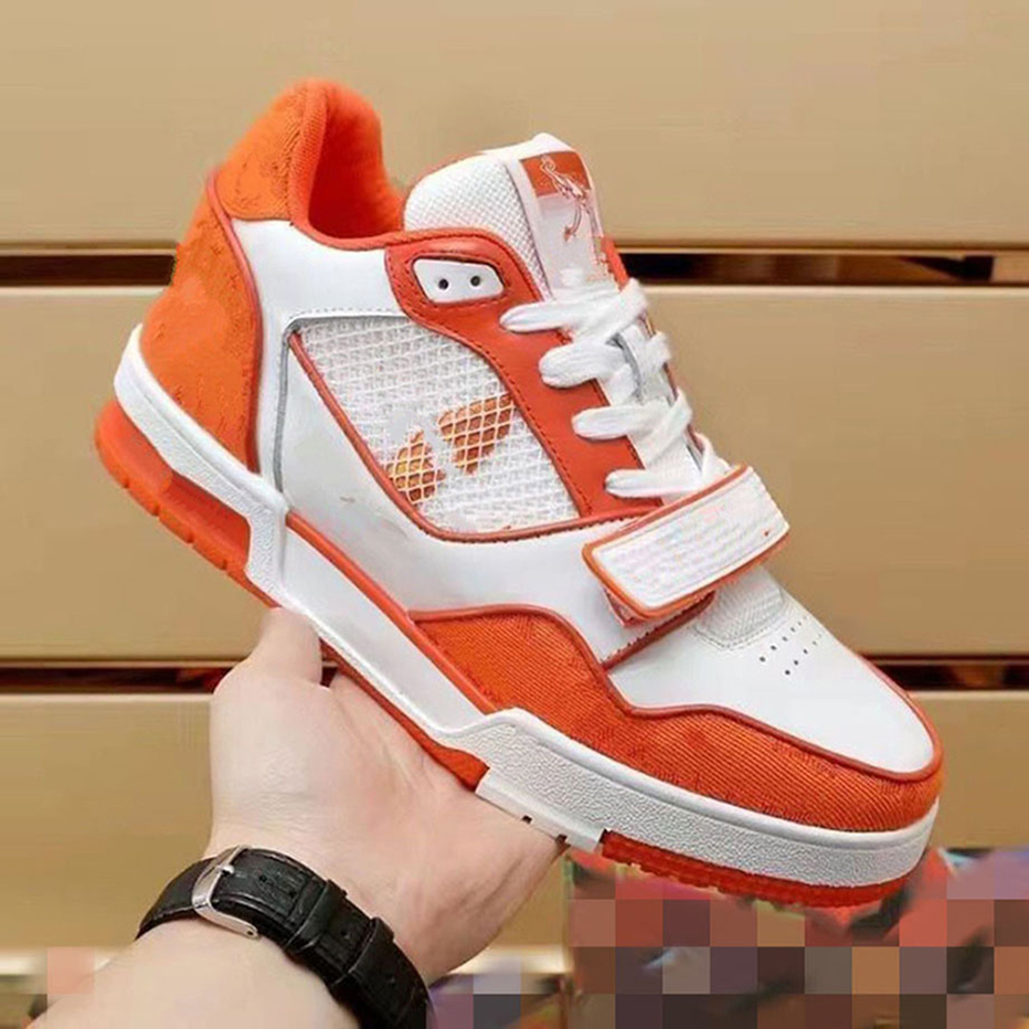 

luxury designer shoes Spring and summer men's sports yellow embossing calfskin production size35-45 mkjlqq000006