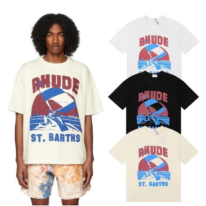 

2023ss Letter Tee Black Women Men's Casual Oversized T Shirt Cotton