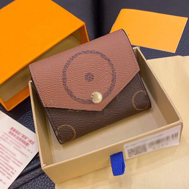 

Zoe Wallet Leather Victorine purse short wallet card holder M80725