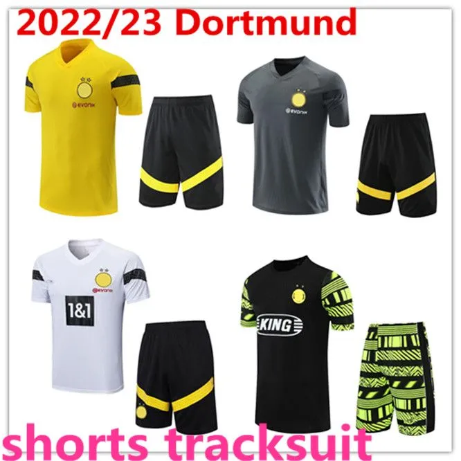 

HALLER soccer jerseys 22 23 football shirt REUS DORTMUND shorts sleeves NEONGELB BELLINGHAM HUMMELS BRANDT maillot de foot 2022 2023 tracksuit training suit 666, Beige