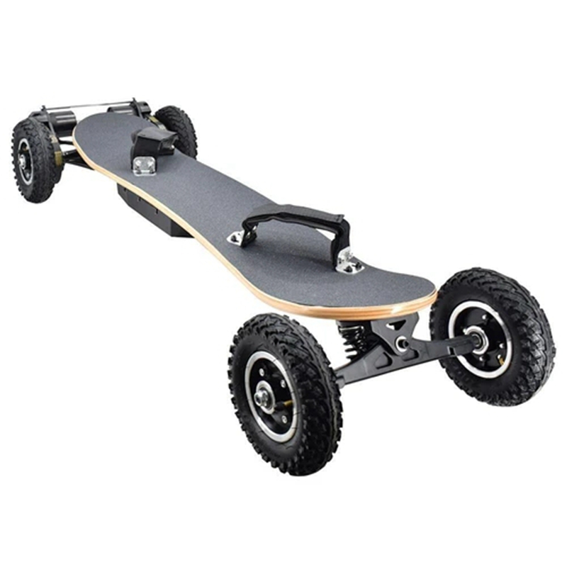 

SYL-08 V3 Version Electric Off Road Skateboard With Remote Control 1450W Motor up to 38km/h 10Ah Battery Maple Plank 8 inch Wheel Max load 130kg -Black