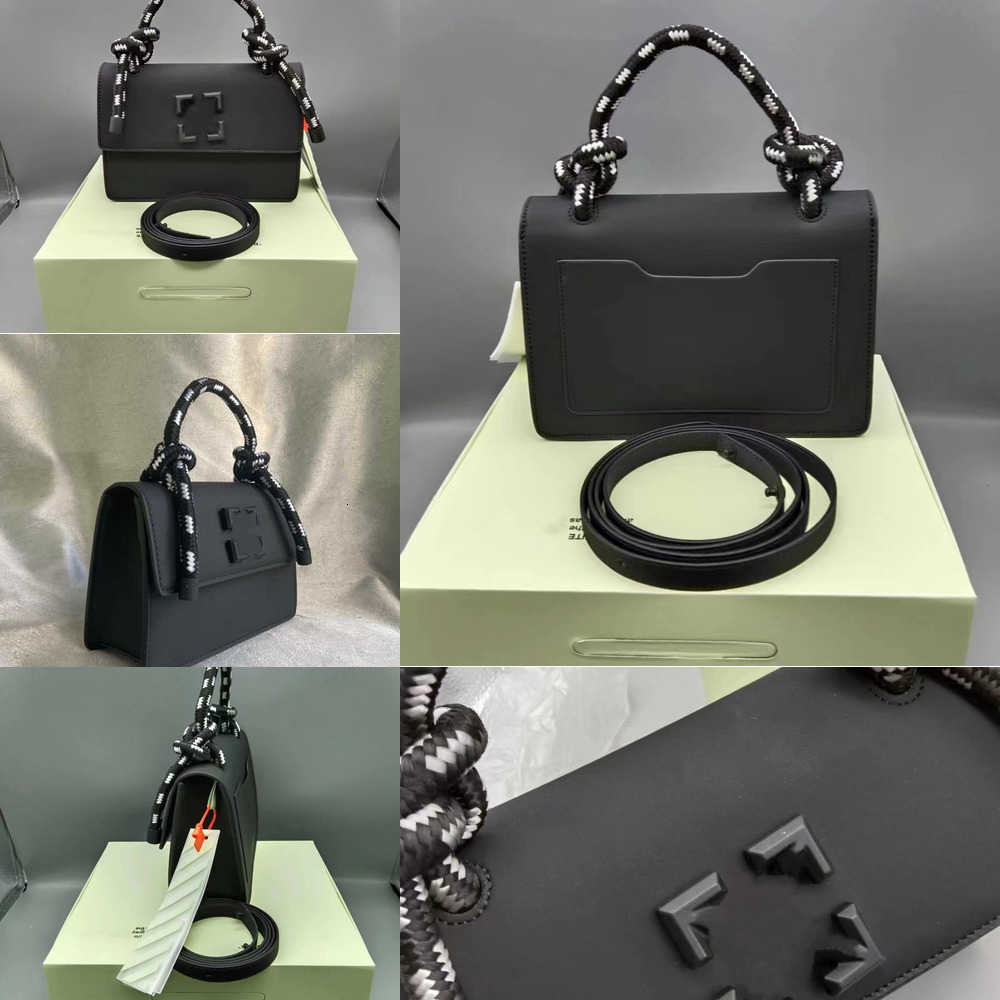 

Factories Wholesale Designer Handbags Ow Handbag Arrow Button Small Square Bag Jitney Braided Rope Single Shoulder Diagonal Span Women's, Black10