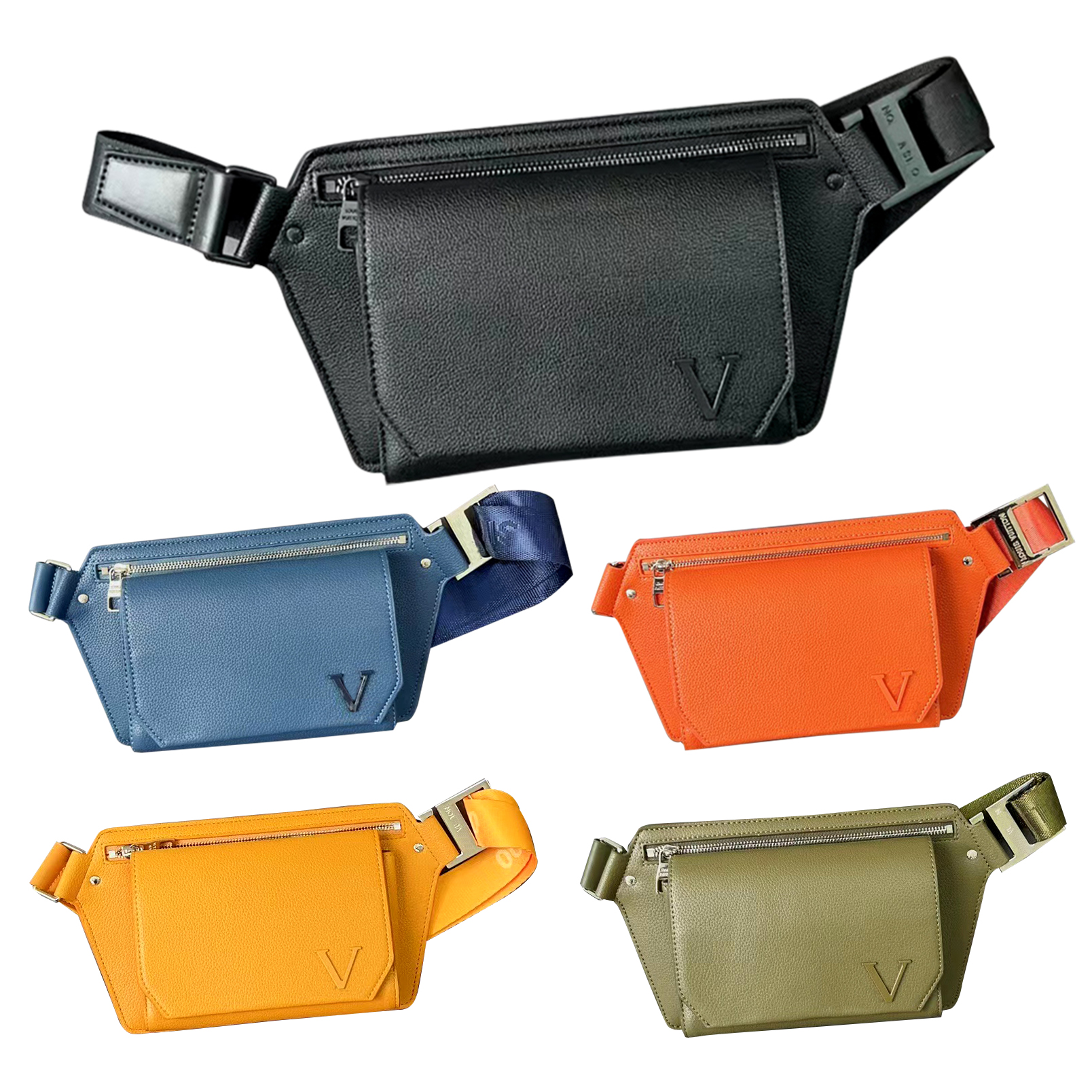 

Luxury man fanny pack M57081 takeoff sling belt bag Womens bumbag tote clutch Waist chest bag Designer shoulder handbag Waistpacks crossbody sport bum Leather bags, Yellow