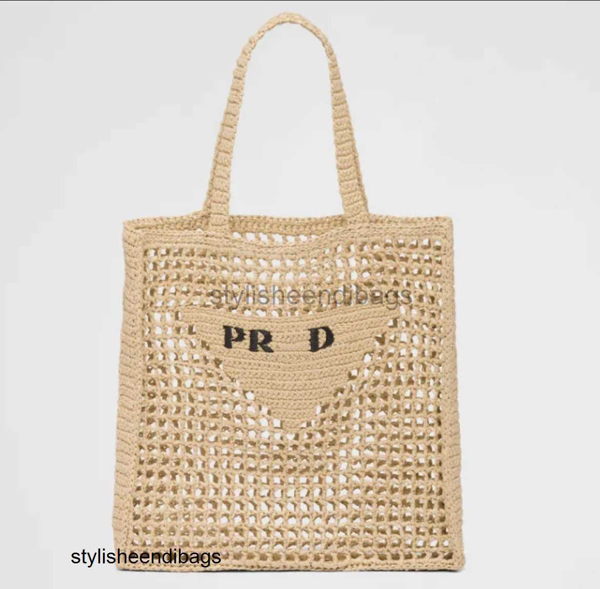 

stylisheendibags Totes Designer bag Shoulder Bag beach bag Fashion Mesh Hollow Woven Shopping Bags for Summer Straw Tote Bag, #1