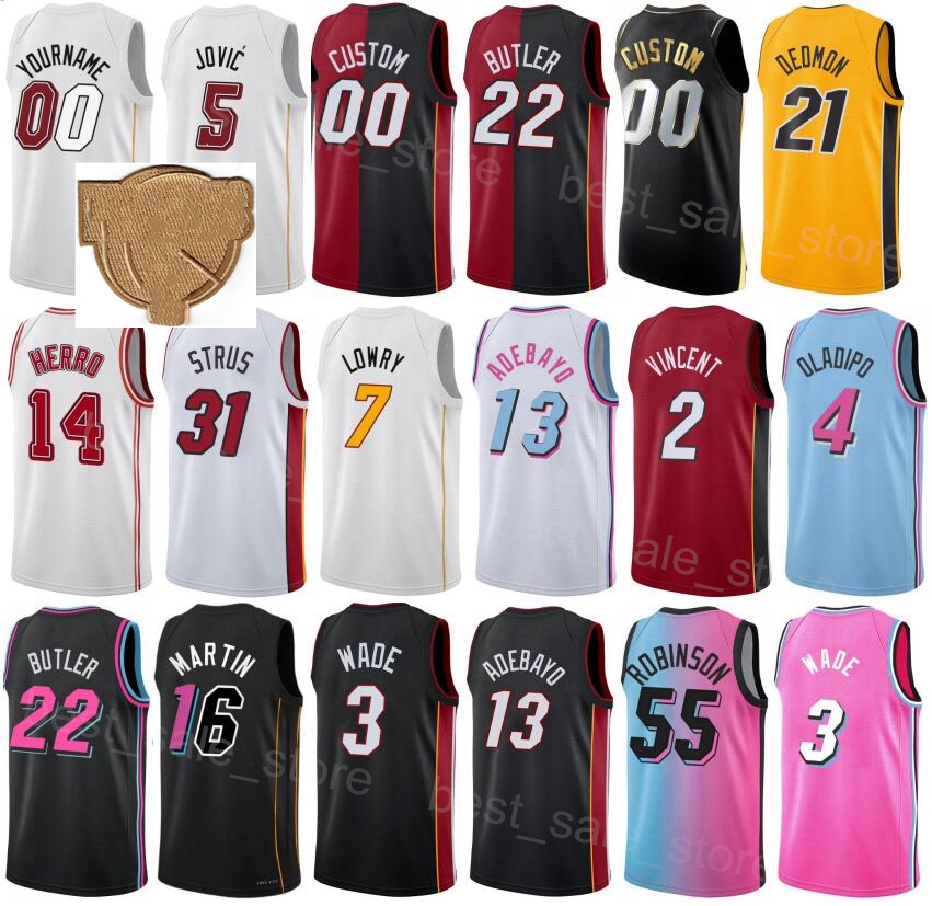 

Finals Basketball Printed Kevin Love Jersey 42 Cody Zeller 44 Jimmy Butler 22 Max Strus 31 Bam Adebayo 13 Gabe Vincent 2 Caleb Martin 16 For Sport Fans Youth Woman Man, Black