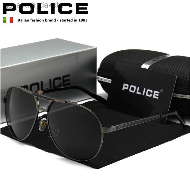 

Sunglasses Luxury Brand POLICE Driving Sunglasses Men Polarized Chameleon Discoloration Sun glasses for men UV400 8481 L230523