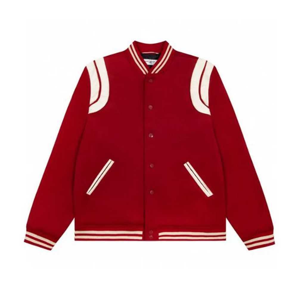 

Autumn jacket designer Thin coat uniform stitching Hooded high street couple men' hip-hop Classic retro baseball Pure color casual all-match parka C0I8