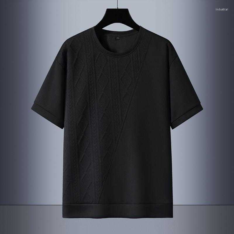 

HIP HOP Mens T-shirts Casual Print 2023 Summer Short Sleeves Black White, Cj8922 w