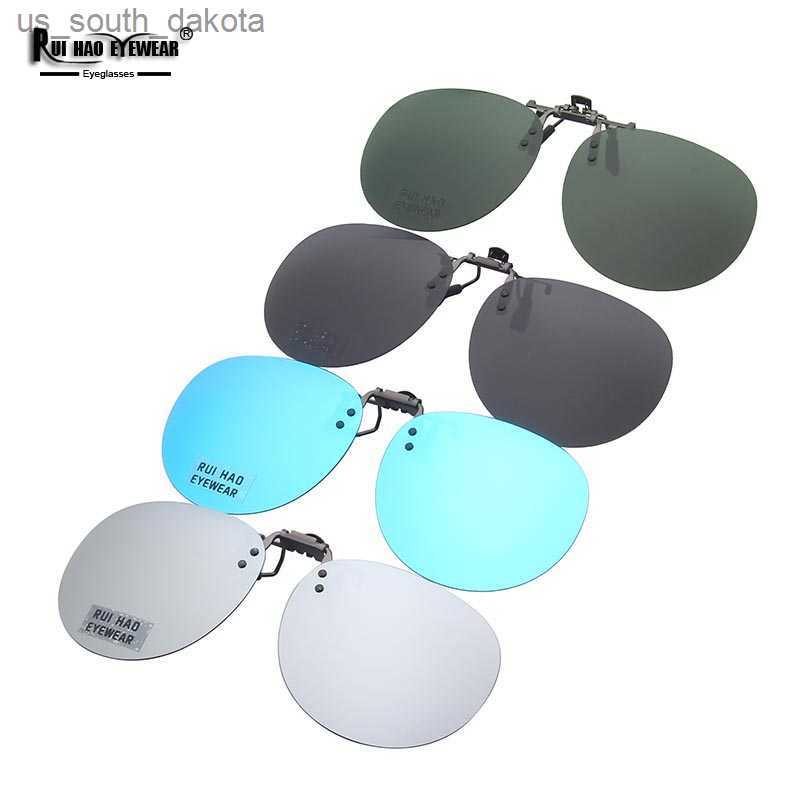 

Sunglasses Can Be Flip Up Clip-on Sunglasses 4 Color Round Glasses Clip Sunglasses Polarized Sun Glasses Install on Existing Glasses L230523