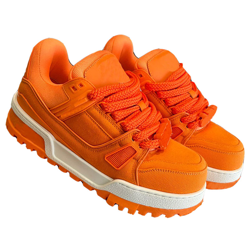 23SS New style Italian designer Maxi Sneakers Men women top high quality sports shoes Textile colorful beads laces Novelty Travel designer casual-image-908220263