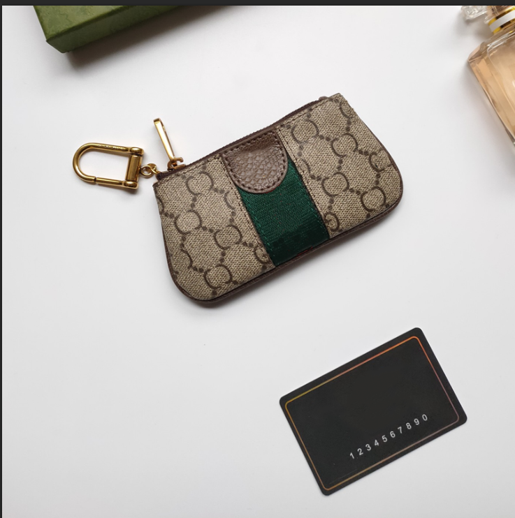 

ophidia Marmont Leather wallet coin purse mini zipper wallet with box