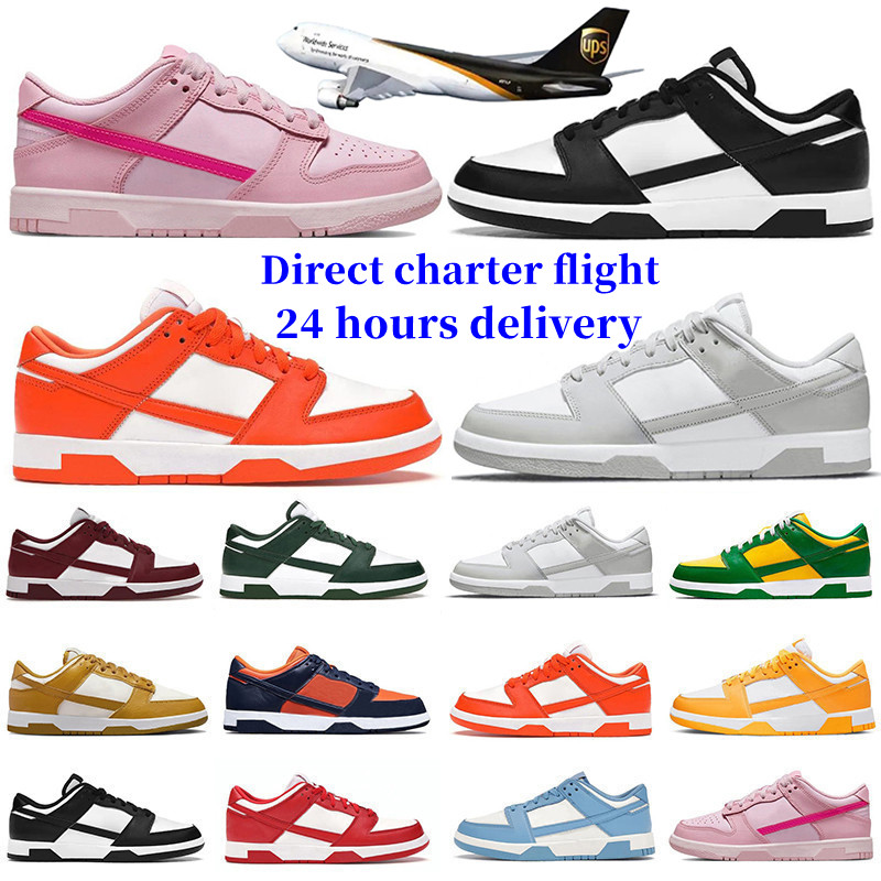

Free Shipping casual shoes for men women flat sneakers low Panda White Black Grey Fog Triple Pink UNC Syracuse Medium GAI mens trainers Jogging Walking big size 36-47, Color#1