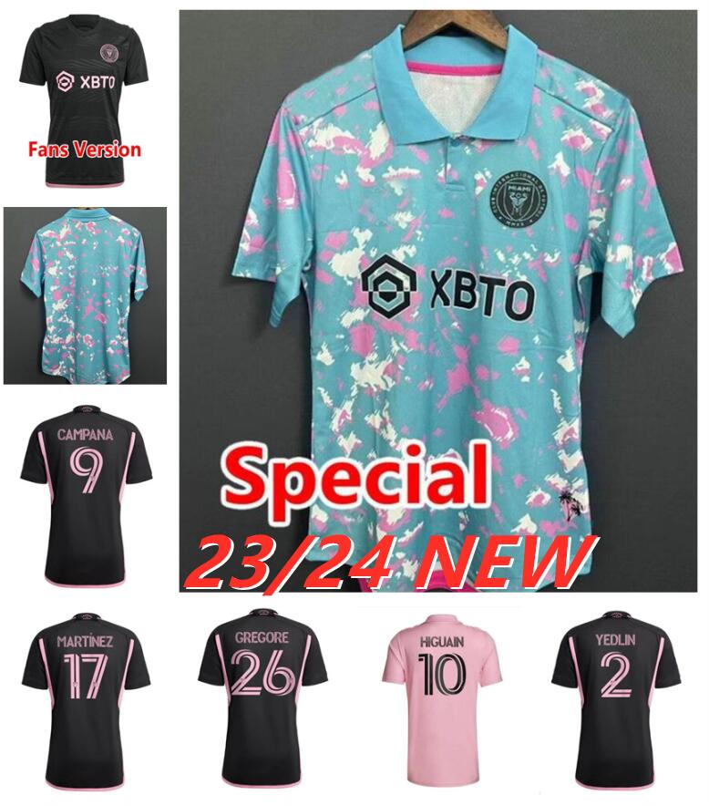 

23 24 Inter Miami HIGUAIN soccer jerseys 2023 Fans Player YEDLIN MARTiNEZ Beckham LASSITER MOTA CAMPANA football shirt GREGORE DUKE ULLOA men kids maillots de futol