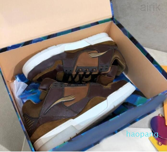 

LUXury Designer Sports Shoe Trainer Sport TPU Combination Bottom Sneakers Men Shoessize 39-45, Color1