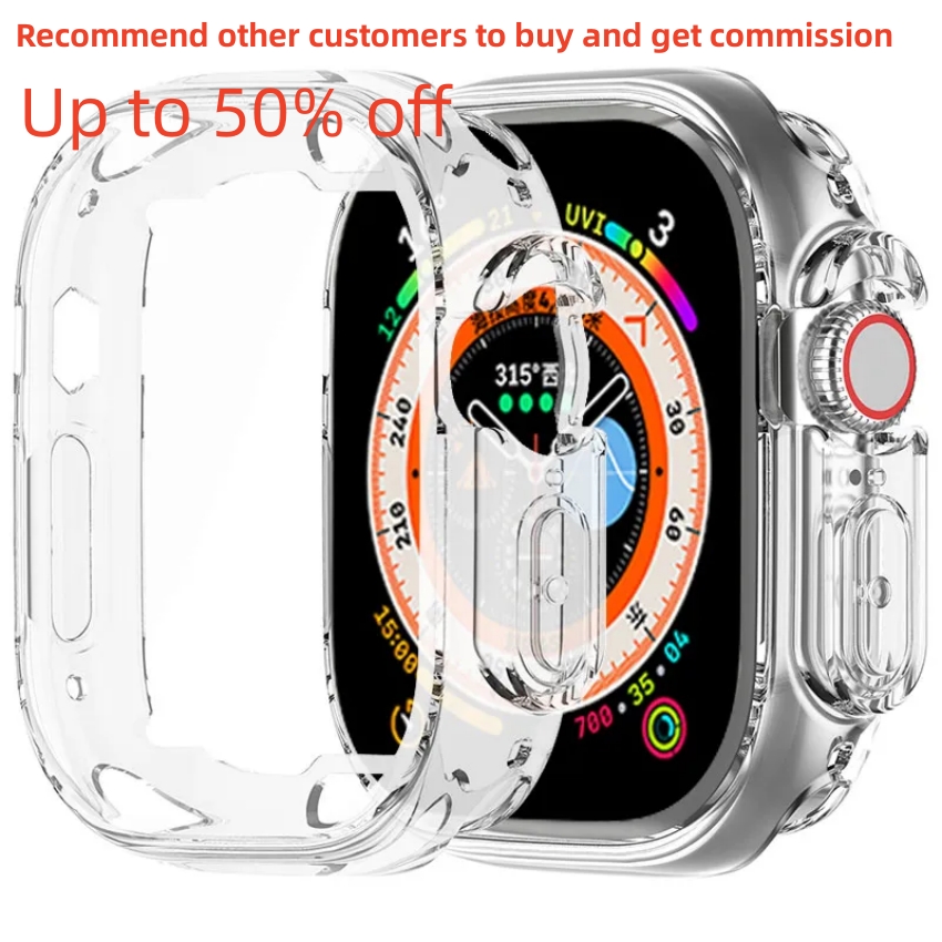 

For Apple Watch Smart Watches Series 8 Ultra 49mm 1.99 Inch Screen Mixed Color silicagel Fashion Multifunction Watch Case