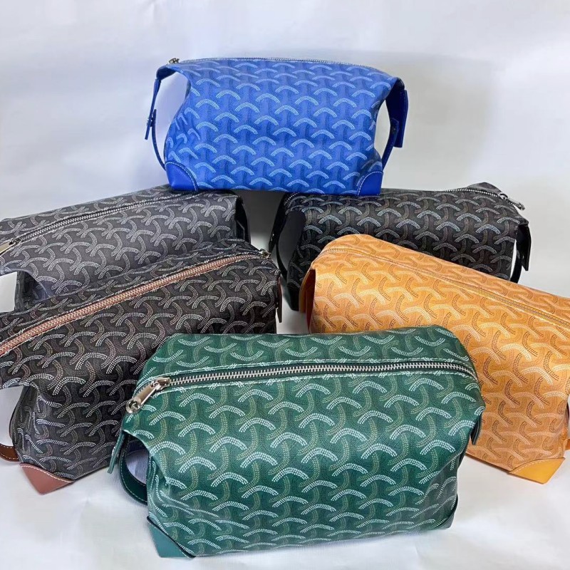 Designer Fashion High Quality Waterproof Wash Bag Storage Makeup Bag Zipper Large Capacity Unisex Version Factory Wholesale-image-871653500
