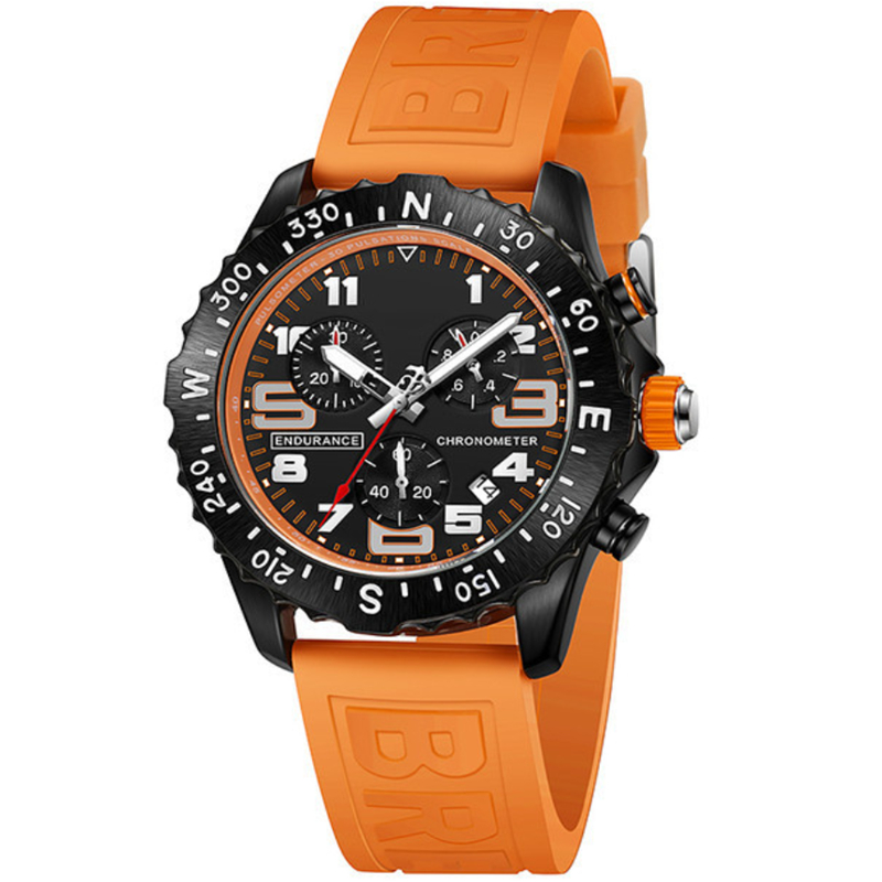 

Top Luxury Men's Watch Quartz Endurance Pro Avenger Chronograph 44mm Watches Multiple Colors Rubber Men Watches Glass Wristwatches, A6
