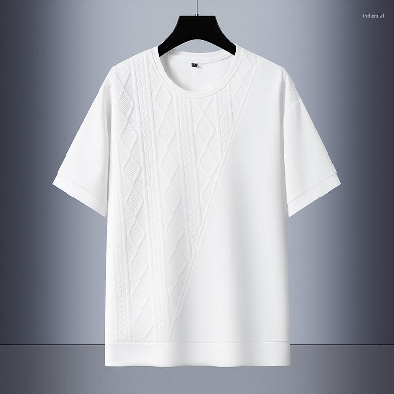 

Hip Hop Mens T-shirts Casual Print 2023 Summer Short Sleeves Black WhiteYCZV, Cj8922 w