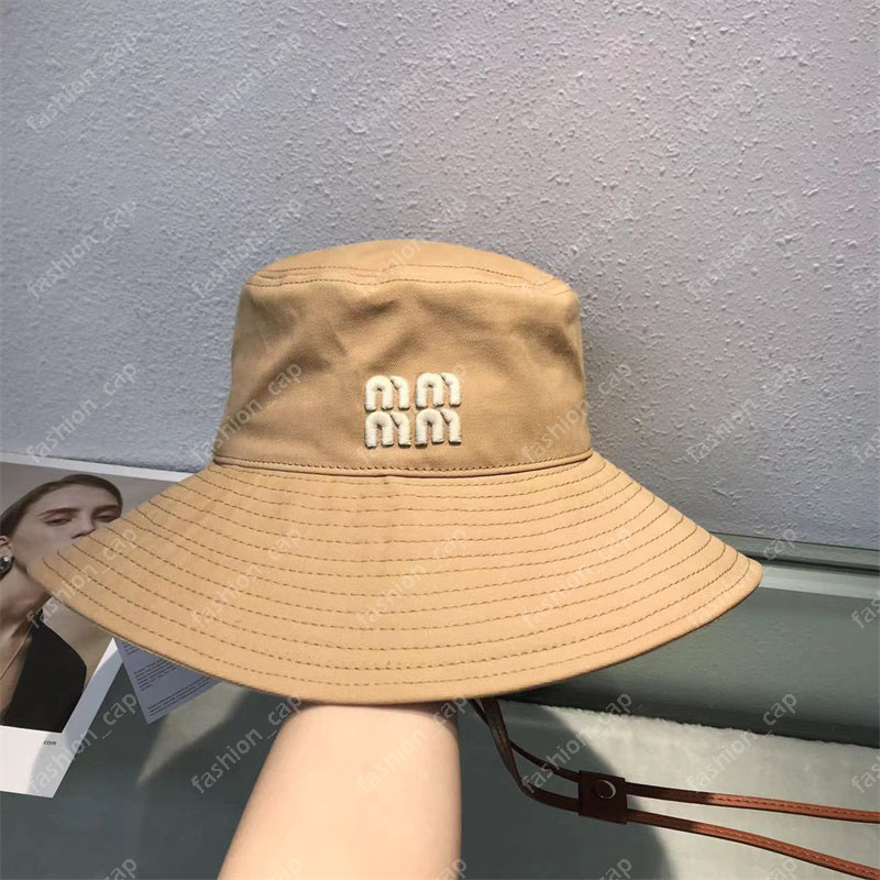 

Bucket Hat Top Hats Mens Womens Caps Designer Luxury Letter Casquette Summer Wide Brim Hats Adjustable Chin Strap for Sun Protection, C1