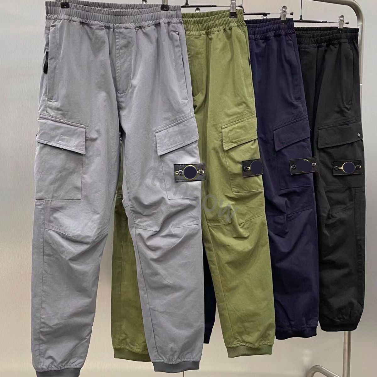 

2023 Newest stones Garment Dyed Cargo Pants One Lens Pocket Pant Outdoor Men Tactical Trousers Loose Tracksuit islands Size S-XXL, The same as original