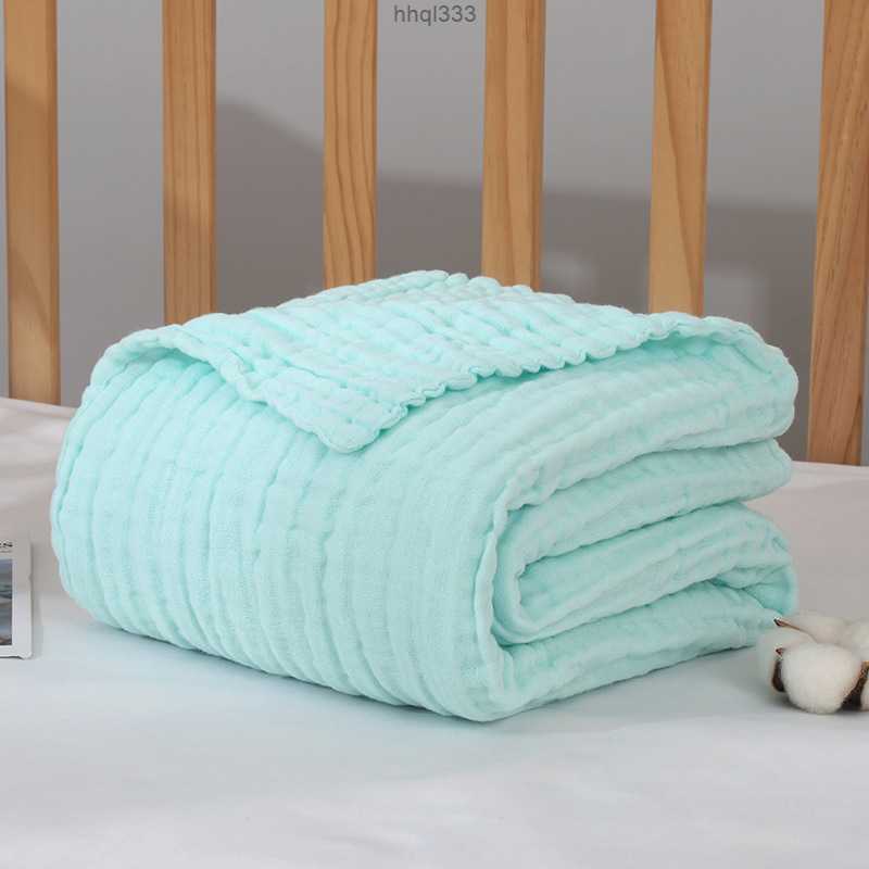 

9834 Zggo Baby Blankets Newborn Manta Baby Blanket Winter Muslin Squares Bath Swaddle Cotton Swaddles Wrapples 6 Layer, Whale
