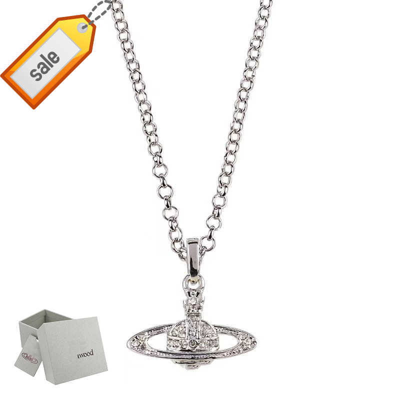 

Saturn Curved Necklace Pearls Diamond Tennis Necklace Woman Silver Chains Vintage Trendy Style