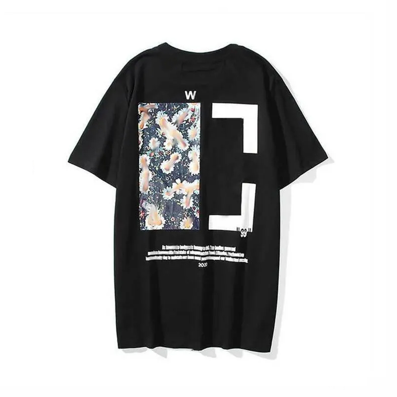 

2023 Designer Mens T-shirts Fashion Luxurys Offs Classic Arrow Printed T-shirt Loose Casual T Shirt graffiti Sweatshirt Offs White&s-XL Hip Hop Tees, Rose
