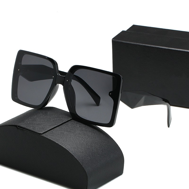 

designer sunglasses for women mens sunglasses men Fashion outdoor Timeless Classic Style Eyewear Retro Unisex Goggles Sport Driving Multiple Square P black