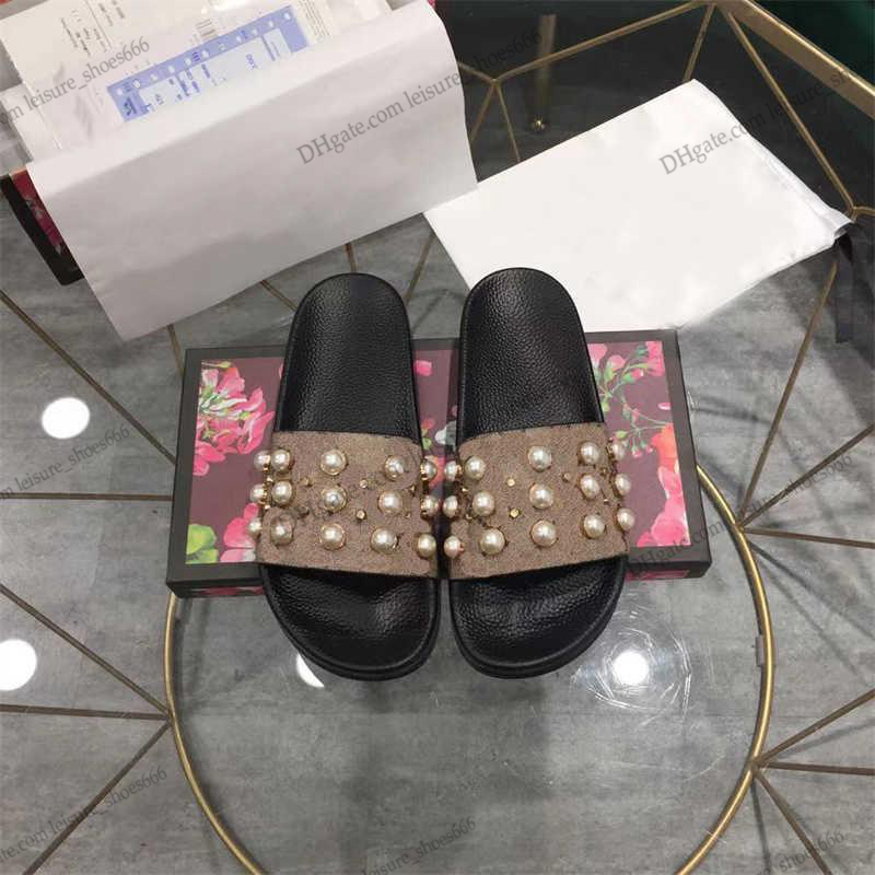 

designer slide slippers slippers Men Women Flat Blooms Strawberry Tiger Bees Green Red White Web Shoes Summer Beach Outdoor Flip Flops, 55