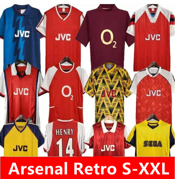 

Gunners HENRY RETRO Soccer Jerseys HIGHBURY PIRES REYES 2004 02 03 05 06 92 93 94 95 96 98 99 BERGKAMP ADAMS Persie Galla V. PERSIE 88 89 90 Vintage Classic FOOTBALL SHIRT, 2000 away