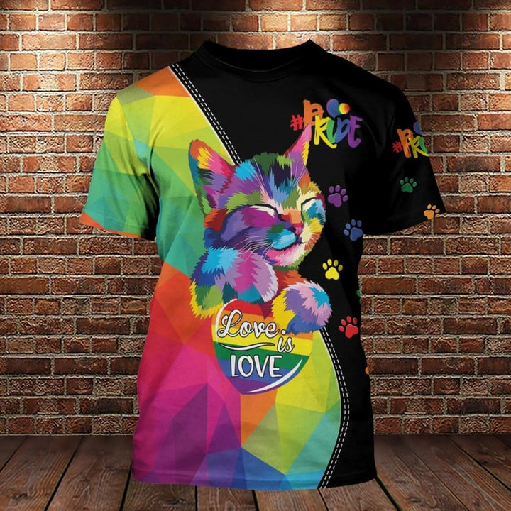 

Lgbt Gay Pride Lesbian Rainbow T-shirt Female Pattern Summer New T-shirt Female Lovers Aesthetic Casual Men' Fashion Tops Tees, N1tsc4e20231217l