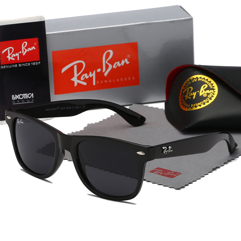 Hommes Classique Marque Rétro Raybans Femmes Lunettes De Soleil 2023 Designer De Luxe Lunettes Band Bans Cadre En Métal Designers Lunettes De Sol