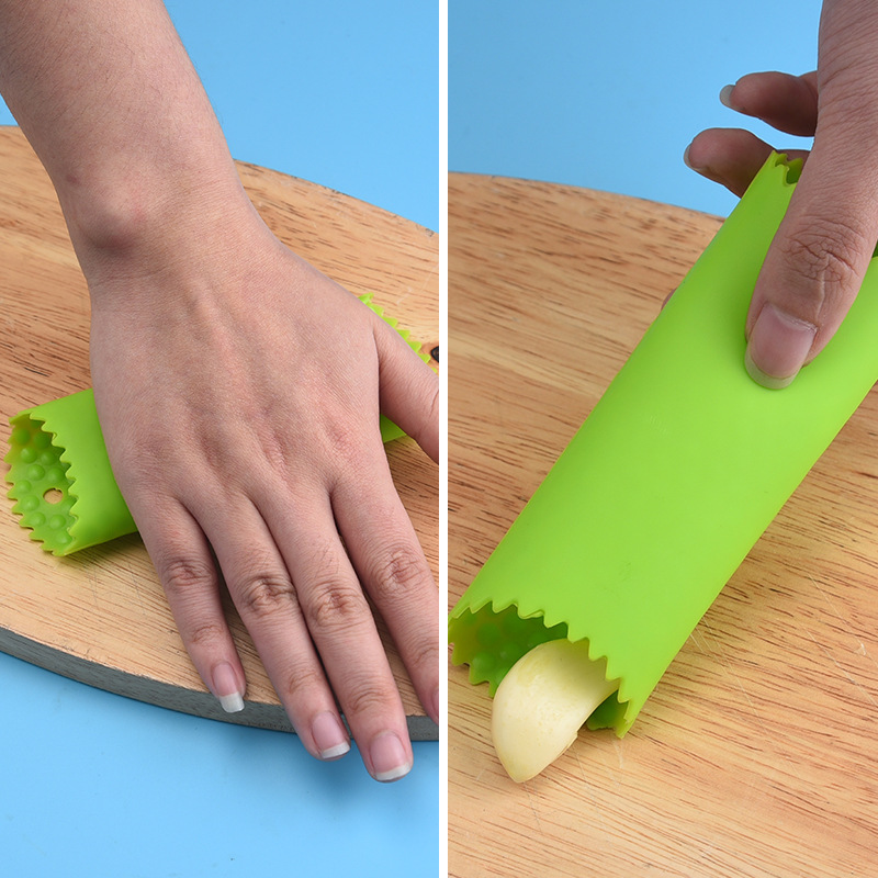 

Silicone Garlic Peeler Tube Easy Roll With Bumps Kitchen Gadget Food Grade Silicone Material