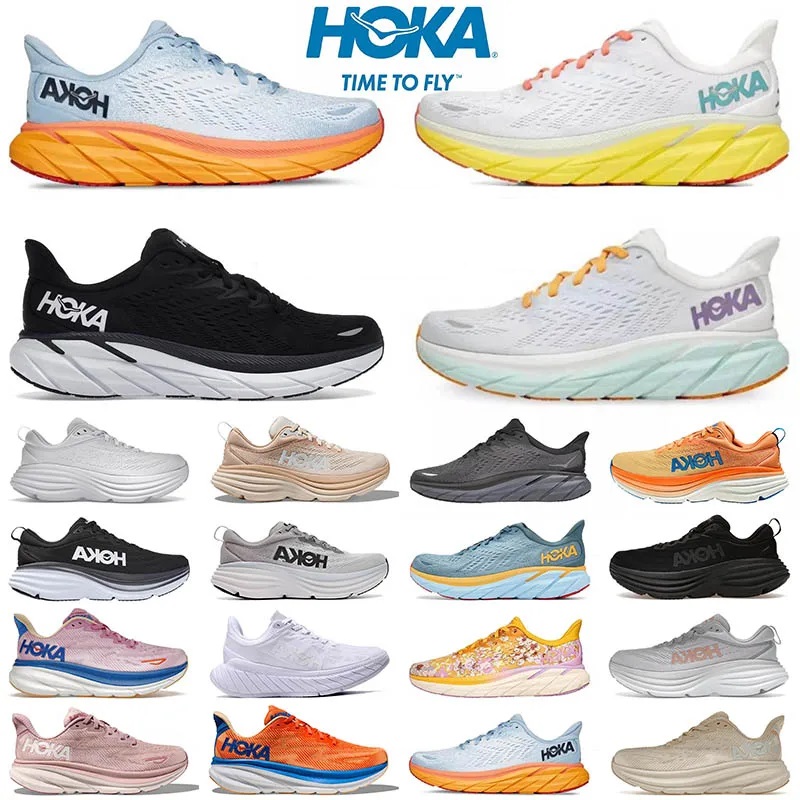 

Hoka Bondi 8 Shoes Women Mens Hokas Clifton 8 9 Running Sports Shoe Triple White Black Cyclamen Sweet Lilac Free People Trainers Carbon x 2 On Cloud Mesh Tennis trainers, 11