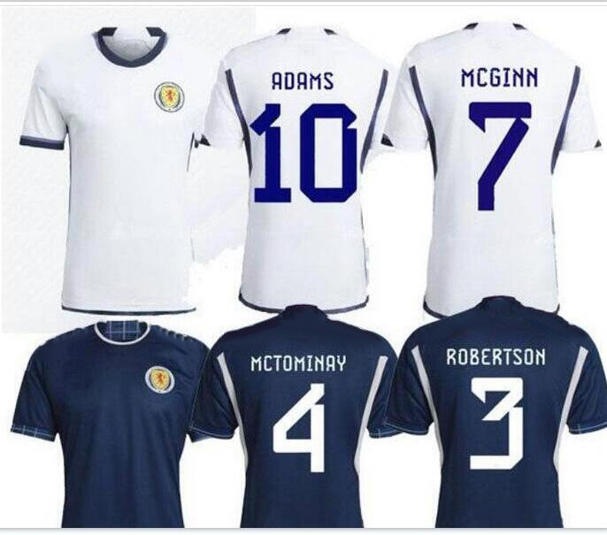 

Scotland 150 Years Anniversary Yellow Goalkeeper Jersey 9 ccgregor 10 Adams bobertson 3 fraser 11 armstrong 18 customized thai quality yakuda store football wear, 2022 away white with patch