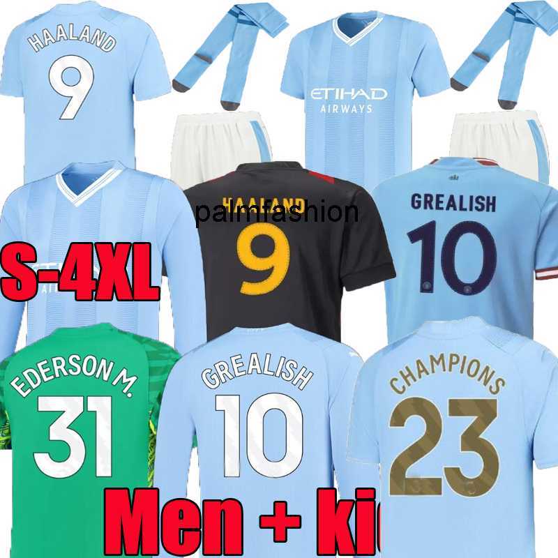 

XXXL 4XL 22 23 24 Manchester soccer jerseys HAALAND DE BRUYNE 2023 2024 PHILLIPS home away third City GREALISH STERLING FERRAN MAHREZ foden Men kids football shirt, 23/24;home 5