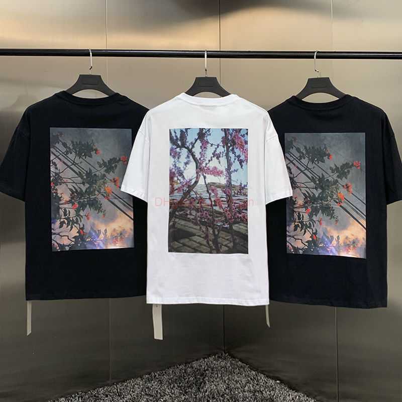 

Designer Fashion Clothing ESS Tees Tshirts FOG Summer Fears Of God Double Thread Essen Flower High Street Loose Mens Womens Round Neck Short Sleeve Tshirt Luxury Casu, Black
