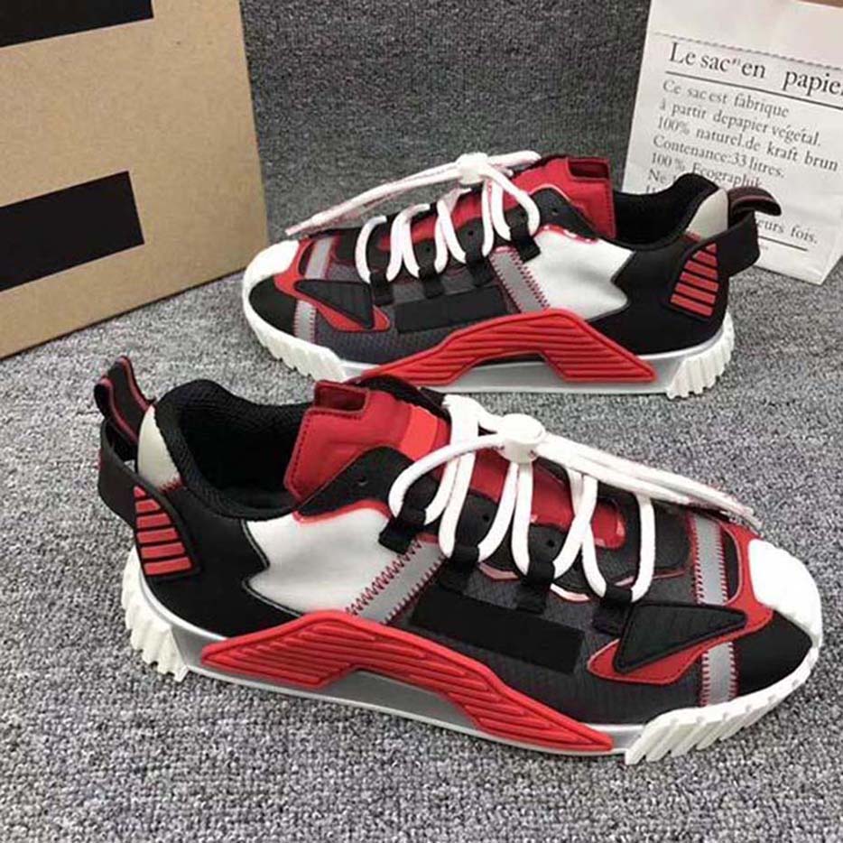 

2023 Women Men Casual Shoes Luxury Designer Shoes Fashion Lace up 19FW Capsule Series Color Matching Platform Sneakers size35-46 MKJMKJ000002