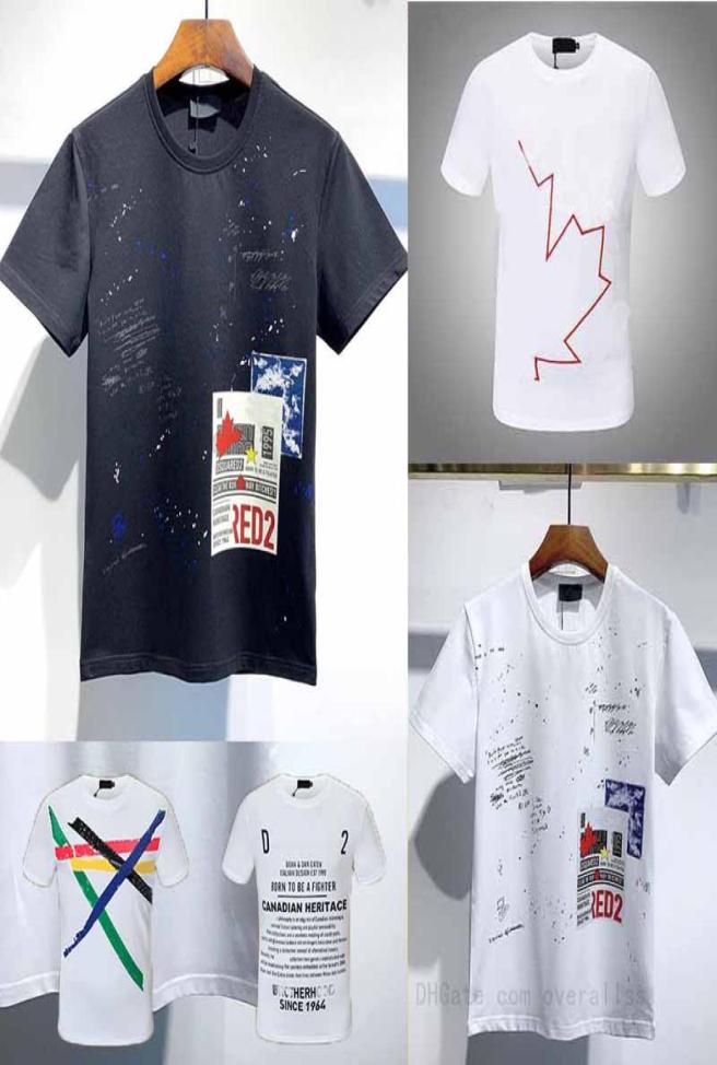 

Fashion Designer Tee Letter Printed Short Sleeve Tshirt Men Women Loose Casual Top in Spring Summer Maple Leaf Pattern4374929, Multi