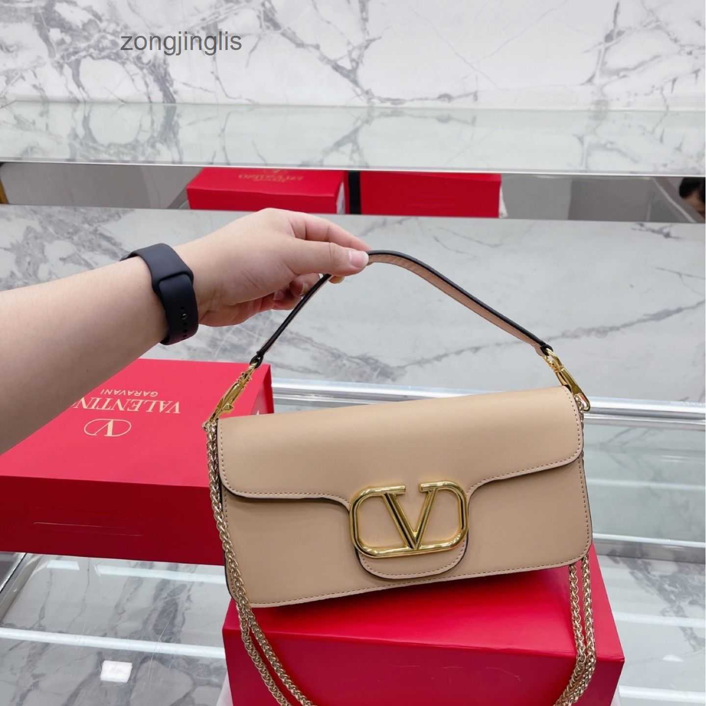 

Bags Fashion Classic Valentino Handbag v Beauty Designer Women Women's Chain Light Shoulder Crossbody 2 8WF1, Red large