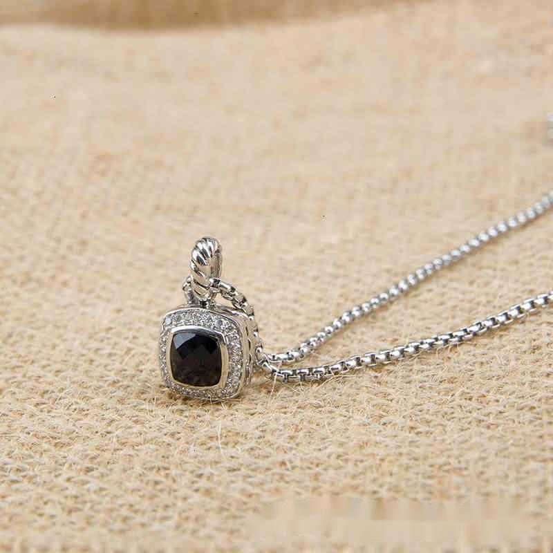 

luxury necklace 13/14mm Pendant Men Designer Pendants Necklace Women Chain Hop Popular Black Necklaces Onyx Petite Vintage Hip Charm Crystal Jewelry bijoux