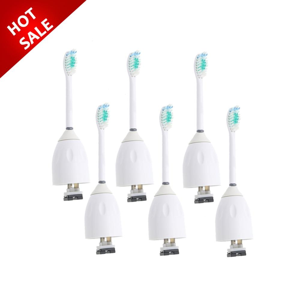 

Head 6pc Replacement Electric Toothbrush handle HX7001 HX7002 HX7022 For Philips Sonicare eSeries e series Oral Hygiene Christ Gift