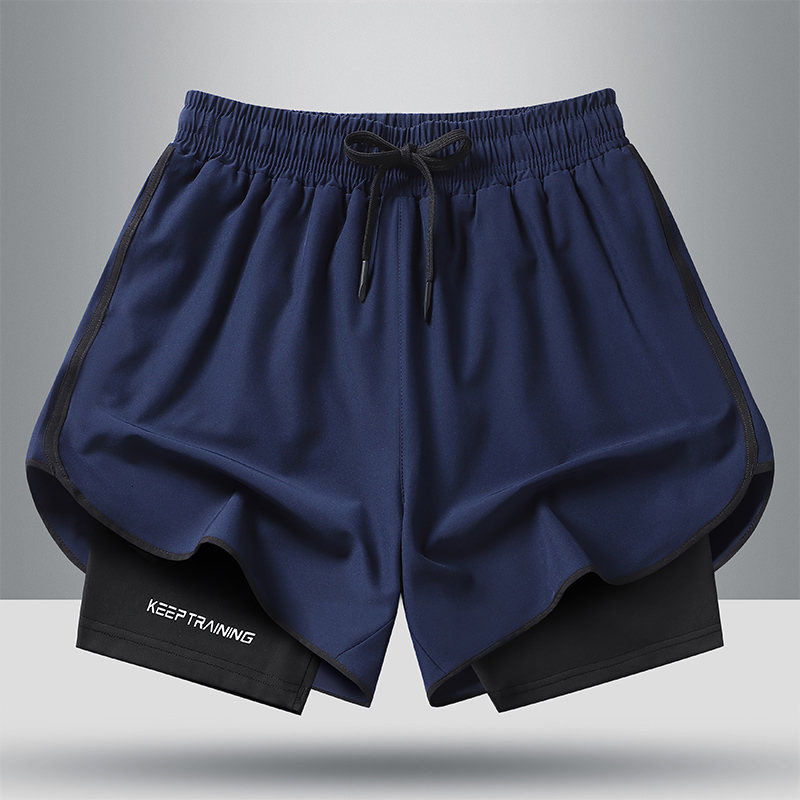 

Mens Shorts For Summer Sports Casual Black Solid Outdoor Running Quick Dry Man Pants Trouers OverSize 38 230530, 70623 dark blue