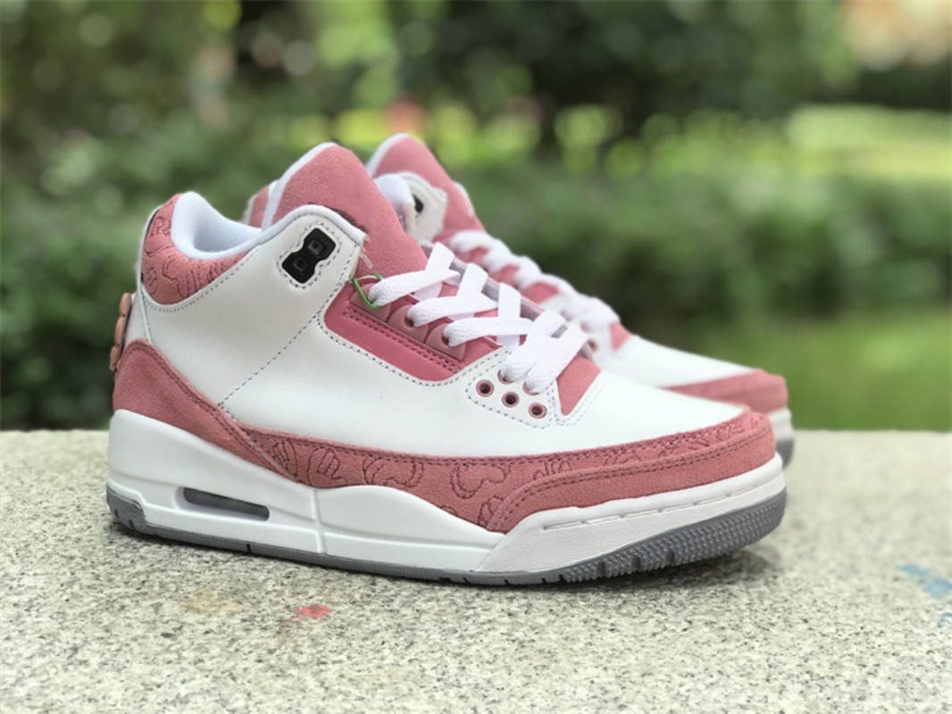 Basketball Shoes Jumpman 3 KAWS White Pink OG Rte 3S Outdoor Shoes With Original Box-image-871968056