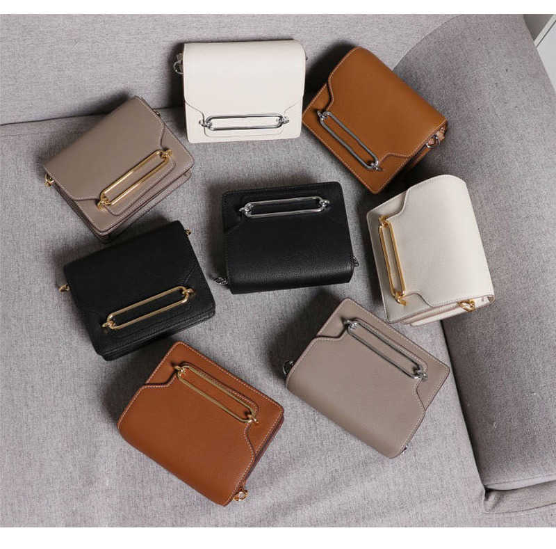 

5A designer bags high quality handbags Shoulder Bags CrossBody bag ever color Luxury Genuine Leather Purse slim wallets roulis handbag, Black gold hardware