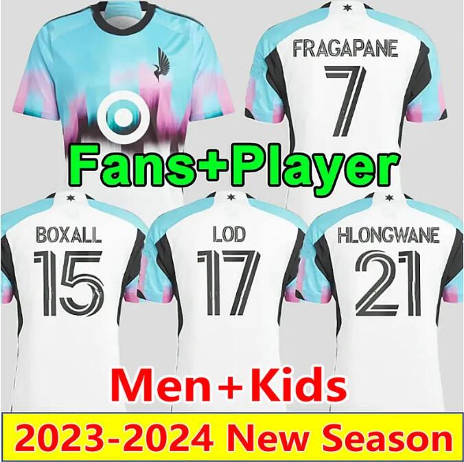 

2023 Minnesota soccer jerseys united fc northern lights 22 23 24 REYNOSO HLONGWANE DOTSON LOD AMARILLA FRAGAPANE football shirts BOXALL DUNBAR men kids maillots