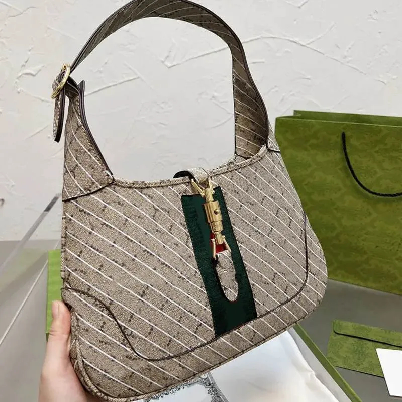 

Designer Bag 2023 Axillary Bags Shoulder Bag Handbags Women Half Moon Purse Vintage Old Flower Stripe Letter Print Adjustable Strap Hardware Buckle Interior tote, #1